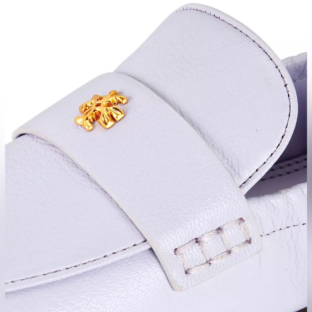 Tory Burch Ballet Leather Loafer in Lavender, New, Size 8 - Picture 3 of 16